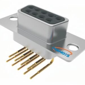 D-sub needle type 90-degree angled board connector