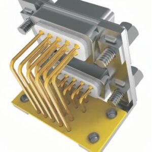 D-sub Car type pin header twin connector