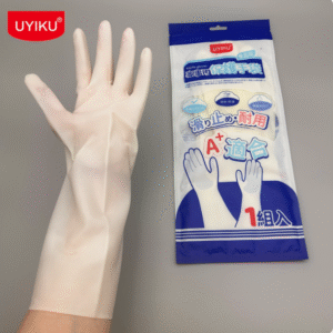 UK-765388 Găng tay nhựa tổng hợp UYUKU dày dặn, co giãn tốt (loại mềm mại, dễ sử dụng).