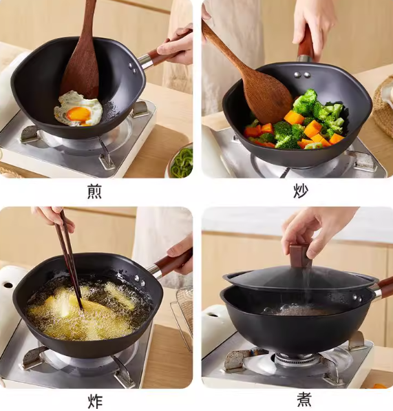 MG-719151 Chảo chống dính hình lục giác MBCOES Maigaos 24cm (loại thiết kế tinh xảo, phiên bản đặc biệt) - Ảnh 2