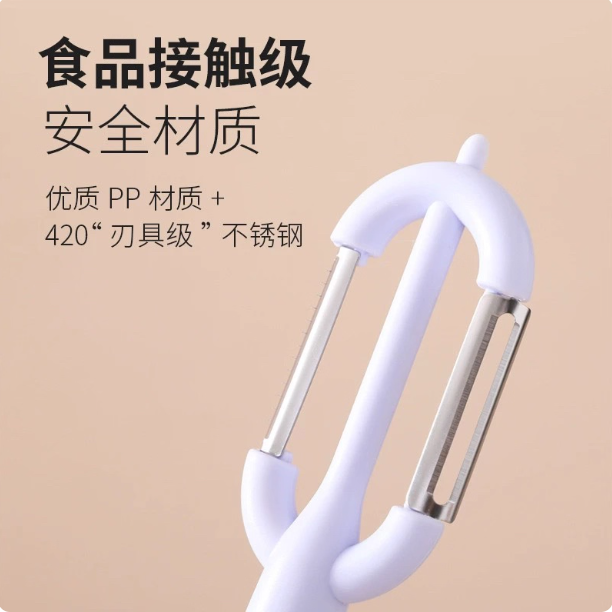 MG-716058 MEGCOES - 2 chiếc dao gọt rau củ cao cấp (hai màu, mẫu sáng tạo) - Ảnh 2