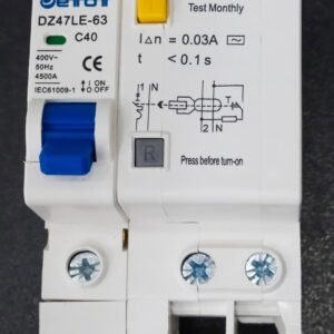 Aptomat DZ47LE-63 1PC45  bảo vệ chống ngắn mạch quá tải chính hãng  - ETOT