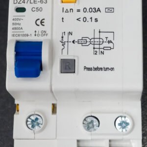 Aptomat DZ47LE-63 1P50  bảo vệ chống ngắn mạch quá tải chính hãng  - ETOT