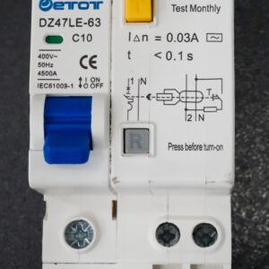 Aptomat DZ47LE-63 1PC10  bảo vệ chống ngắn mạch quá tải chính hãng  - ETOT