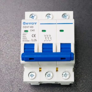 Aptomat DZ47-63 3PC40  bảo vệ chống ngắn mạch quá tải chính hãng  - ETOT