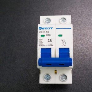 Aptomat DZ47-63 2PC20  bảo vệ chống ngắn mạch quá tải chính hãng  - ETOT
