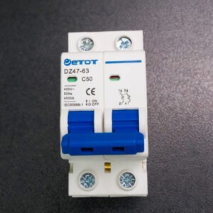 Aptomat DZ47-63 2PC50  bảo vệ chống ngắn mạch quá tải chính hãng  - ETOT