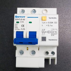 Aptomat DZ47LE-63 2PC16  bảo vệ chống ngắn mạch quá tải chính hãng  - ETOT