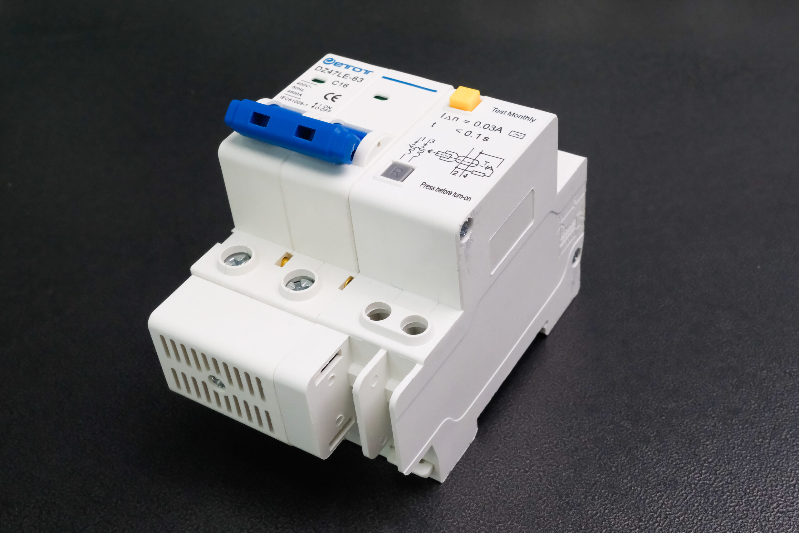 Aptomat DZ47LE-63 2PC16 bảo vệ chống ngắn mạch quá tải chính hãng - ETOT - Ảnh 3