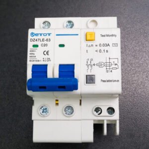Aptomat DZ47LE-63 2PC20  bảo vệ chống ngắn mạch quá tải chính hãng  - ETOT