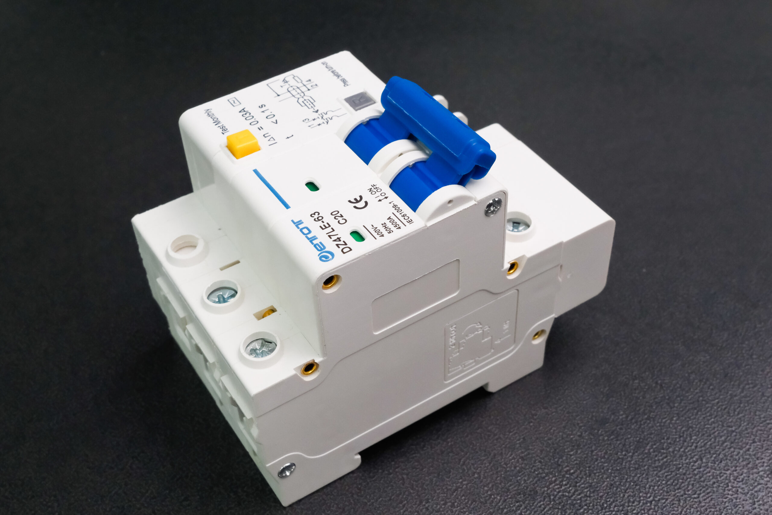 Aptomat DZ47LE-63 2PC20 bảo vệ chống ngắn mạch quá tải chính hãng - ETOT - Ảnh 2