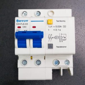 Aptomat DZ47LE-63 2PC63  bảo vệ chống ngắn mạch quá tải chính hãng  - ETOT