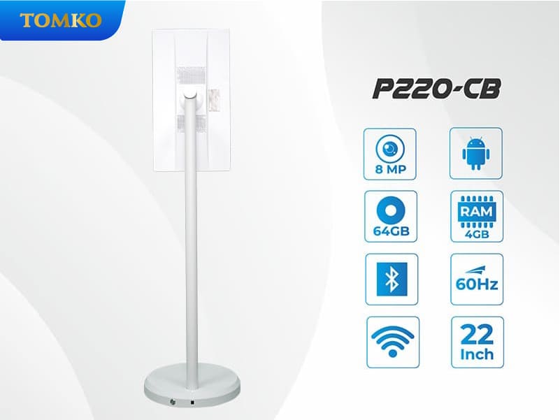 Màn hình di động cảm ứng Tomko GoWithMe có tích hợp camera P220-CB - Ảnh 4