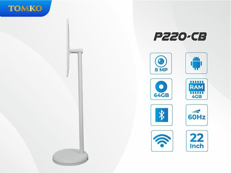 Màn hình di động cảm ứng Tomko GoWithMe có tích hợp camera P220-CB - Ảnh 5