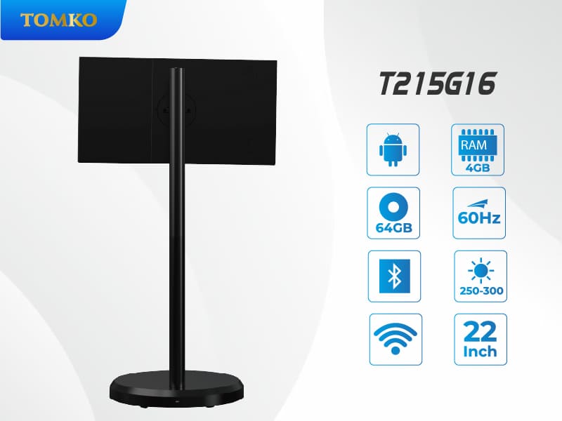 Màn hình cảm ứng di động thông minh 22 inch Tomko GoWithMe T215G16 – Màu đen - Ảnh 2