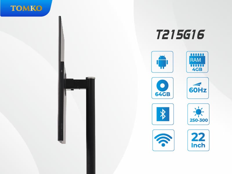 Màn hình cảm ứng di động thông minh 22 inch Tomko GoWithMe T215G16 – Màu đen - Ảnh 3