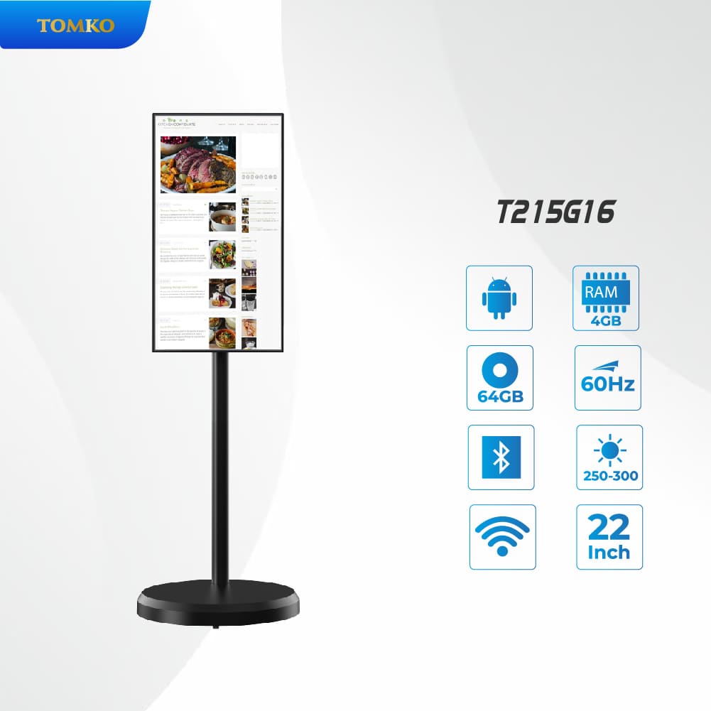 Màn hình cảm ứng di động thông minh 22 inch Tomko GoWithMe T215G16 – Màu đen - Ảnh 5