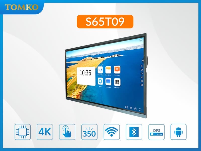 Màn hình tương tác dạy học/ phòng họp 65 inch TOMKO S65T09 - Ảnh 9