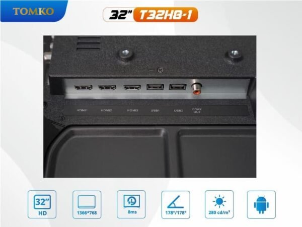 Smart Tivi 32 inch Tomko T32H8-1 - Ảnh 5