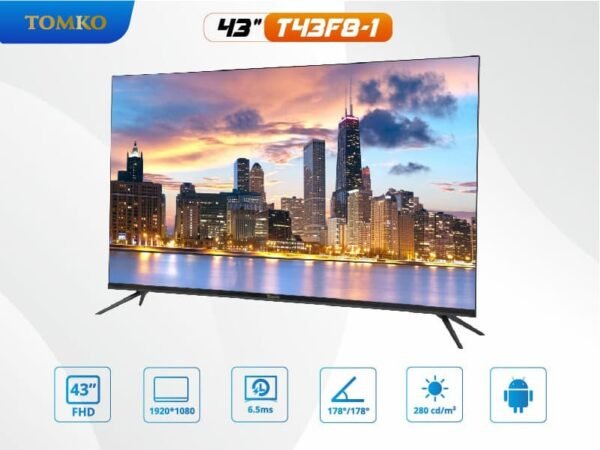 Smart Tivi 43 inch Tomko T43F8-1 - Ảnh 2