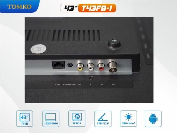 Smart Tivi 43 inch Tomko T43F8-1 - Ảnh 3