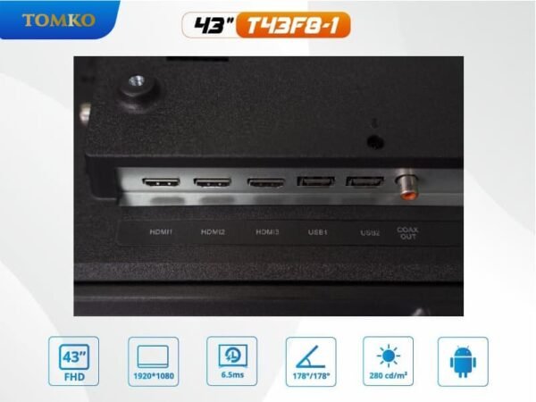 Smart Tivi 43 inch Tomko T43F8-1 - Ảnh 6
