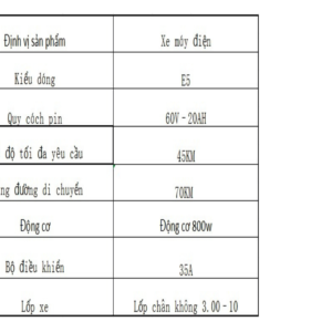 Xe m&aacute;y điện E5