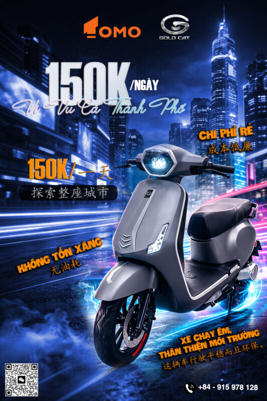 cho thuê xe điện bắc ninh